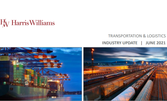 Harris Williams行业报告：美国5月铁路运输量为212万，增长28%