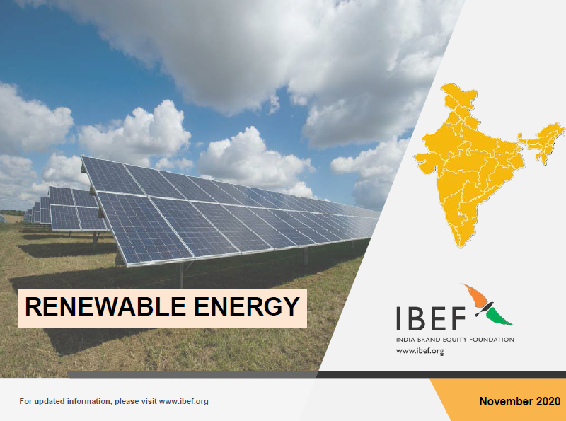 印度可再生能源行业市场概况：2020年印度可再生能源产能为8700万千瓦