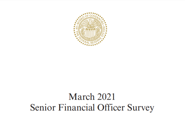美联储2021年3月高级财务官调查：三分之一银行限制资产负债表规模
