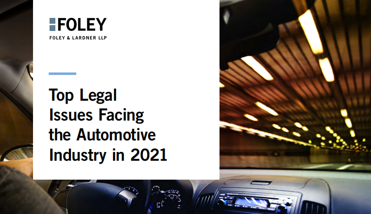 2021年汽车行业面临的首要法律问题：全球微芯片短缺可能导致第一季度减少672000辆轻型汽车