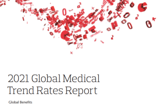​怡安集团2021全球医疗趋势报告：平均趋势率为7.2%，通胀率为2.2%