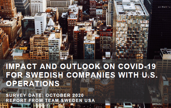2020 COVID-19对在美国运营瑞典公司的影响和展望：恢复美国市场的增长 - Team Sweden