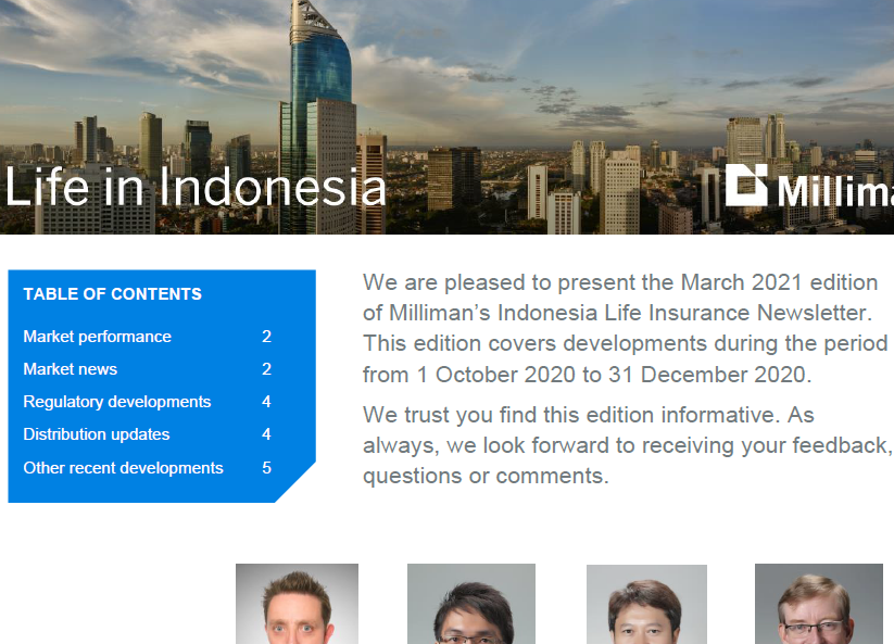 2020年印度尼西亚人寿保险行业表现：新业务保费为80.13万亿印尼卢比