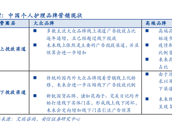 中国个人护理品行业的营销策略分析2021