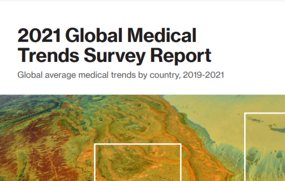 韦莱韬悦2021年全球医疗趋势报告：亚太地区医疗成本下降至6.2%