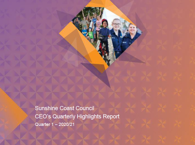 阳光海岸委员会：CEO季度重点工程项目报告