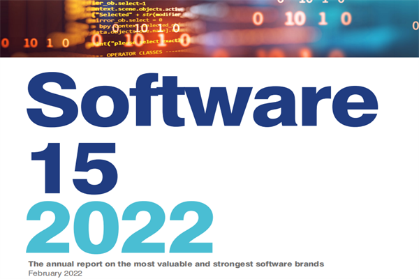 Brand Finance：2022年全球软件品牌价值15强年度报告(pdf版)