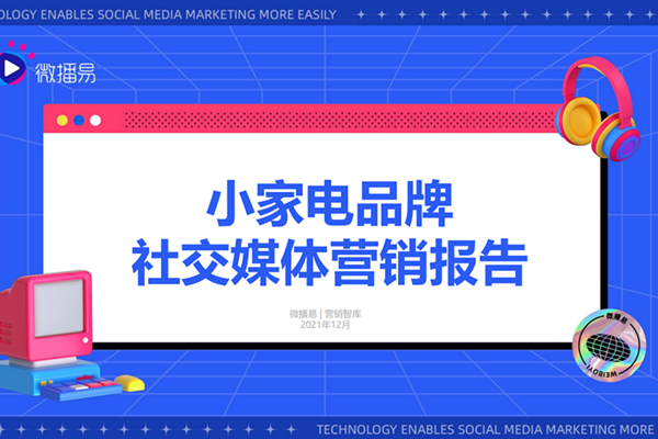 微播易&媒体合作：小家电品牌社交媒体营销报告.pdf(附下载)