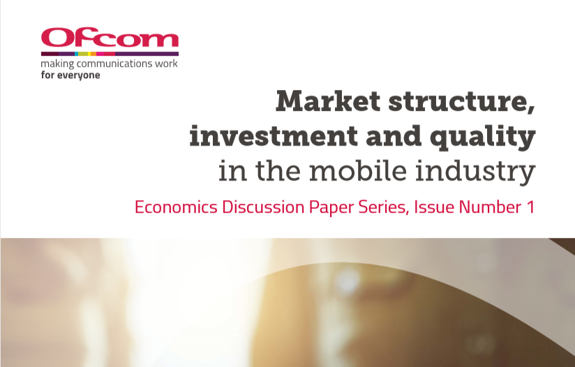 英国通讯管理局(Ofcom)：移动产业的市场结构、投资和质量报告