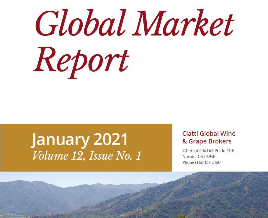 Ciatti全球葡萄酒及葡萄经纪公司：全球葡萄酒市场报告
