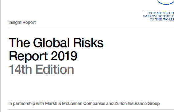 世界经济论坛：2019年全球风险报告（附下载地址）