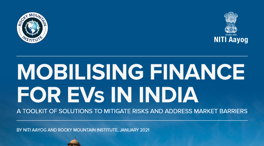 NITI AAYOG：印度电动汽车金融行业报告