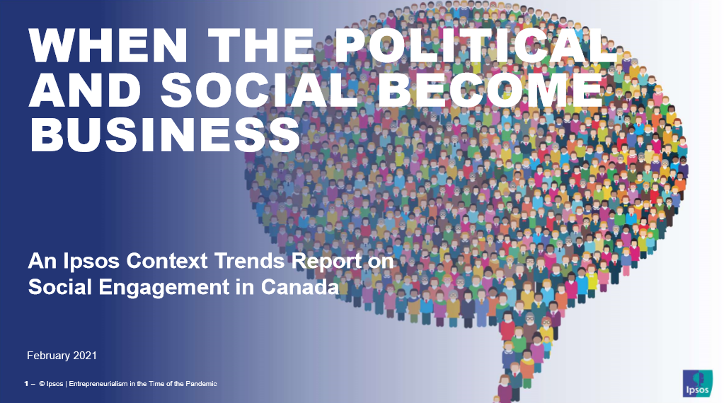 益普索(Ipsos)：加拿大社会参与报告