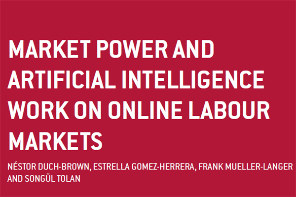 布鲁盖尔研究所( Bruegel)：人工智能技术对在线劳动力市场影响分析报告(50页)