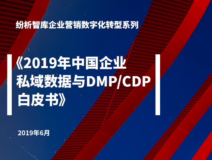 纷析智库：2019年中国企业私域数据与DMP_CDP白皮书(附下载地址)