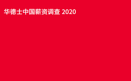 华德士：2020中国薪资调查(附下载)