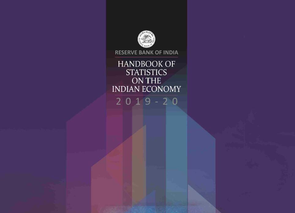 2019-2020年印度经济统计手册