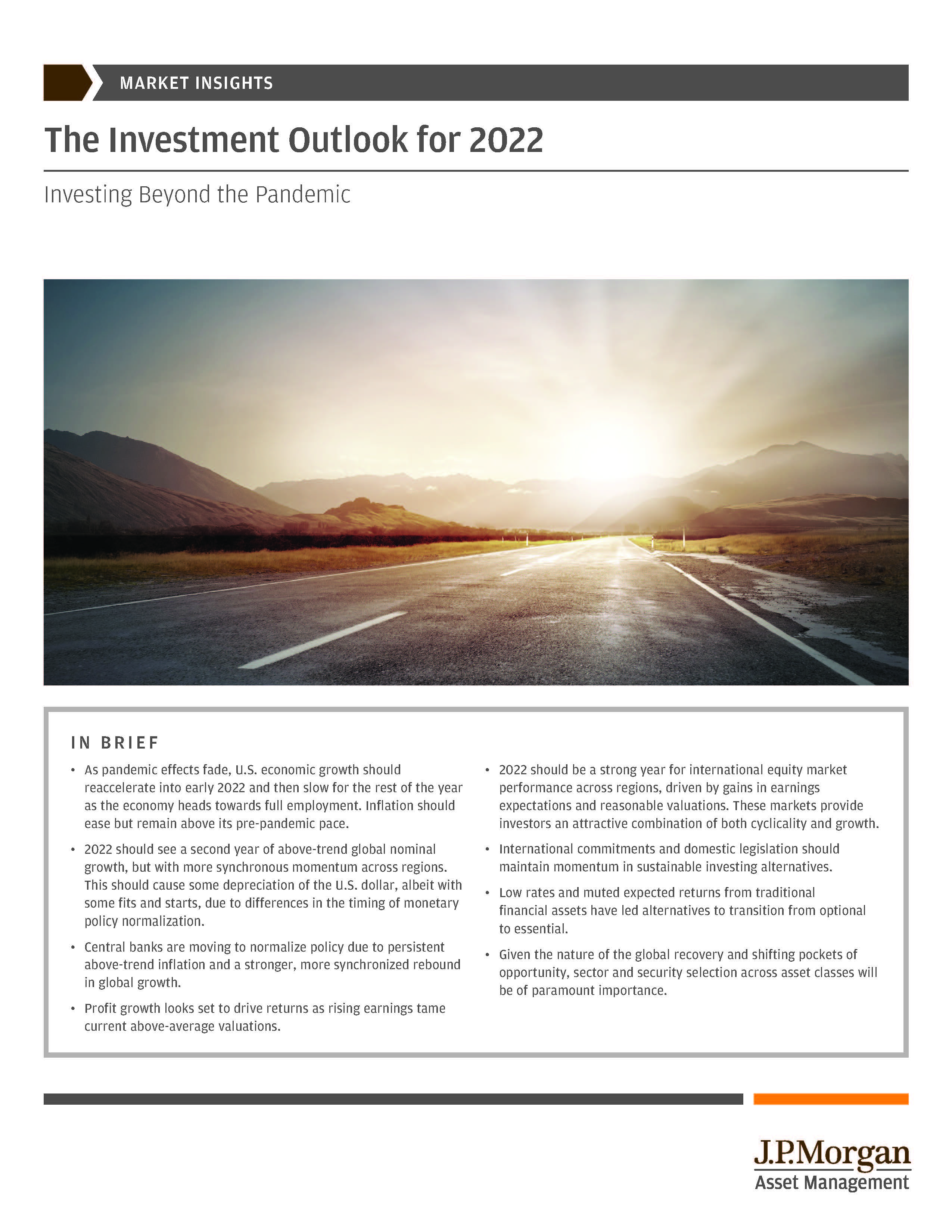 2022年全球投资展望报告