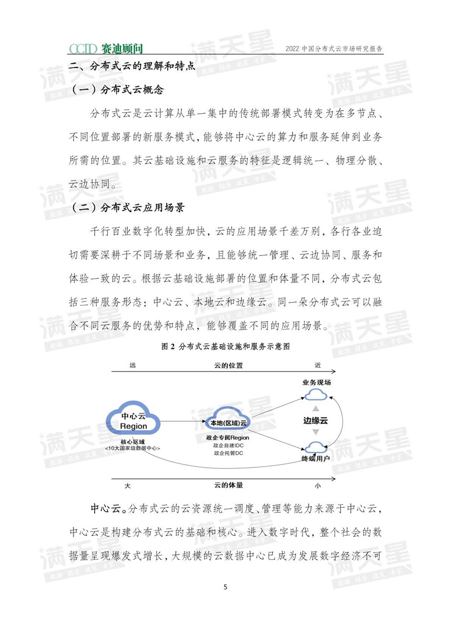 2022中国分布式云市场研究报告2022中国分布式云市场研究报告